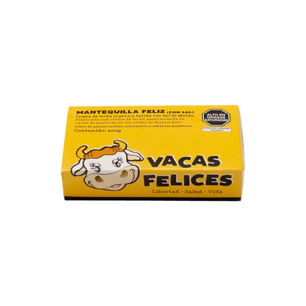 MANTEQUILLA FELIZ CAJA 180 GR-VACAS FELICES