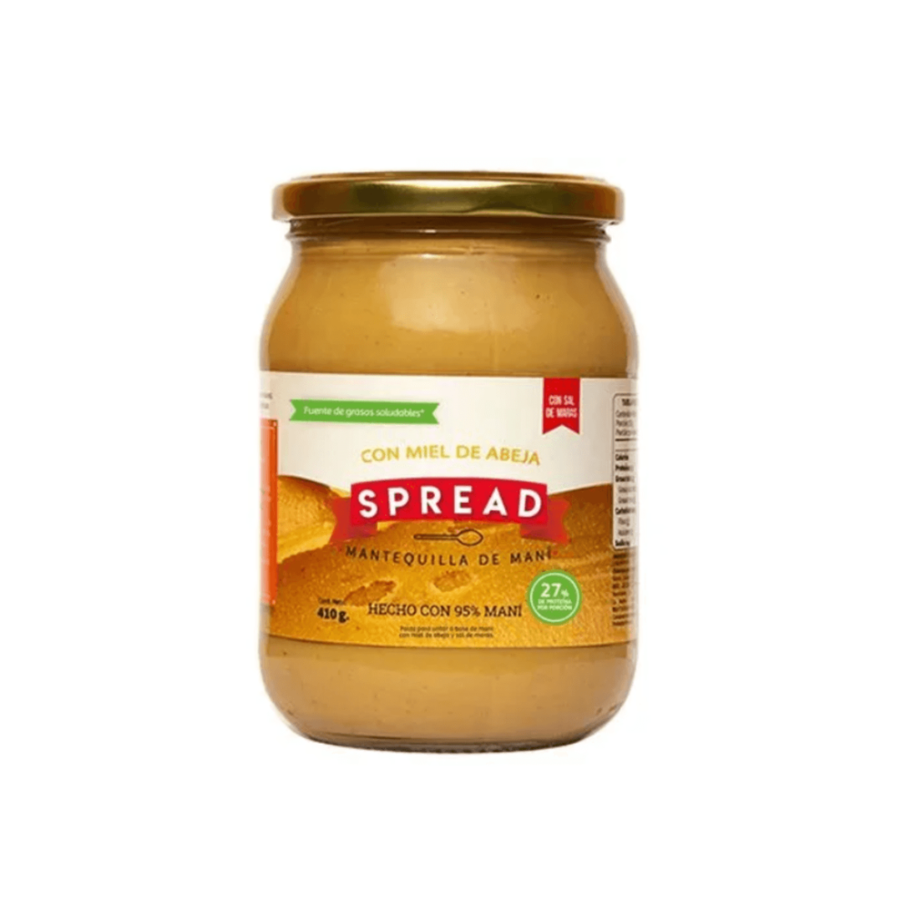 MANTEQUILLA DE MANI C/MIEL 410 GR-SPREAD