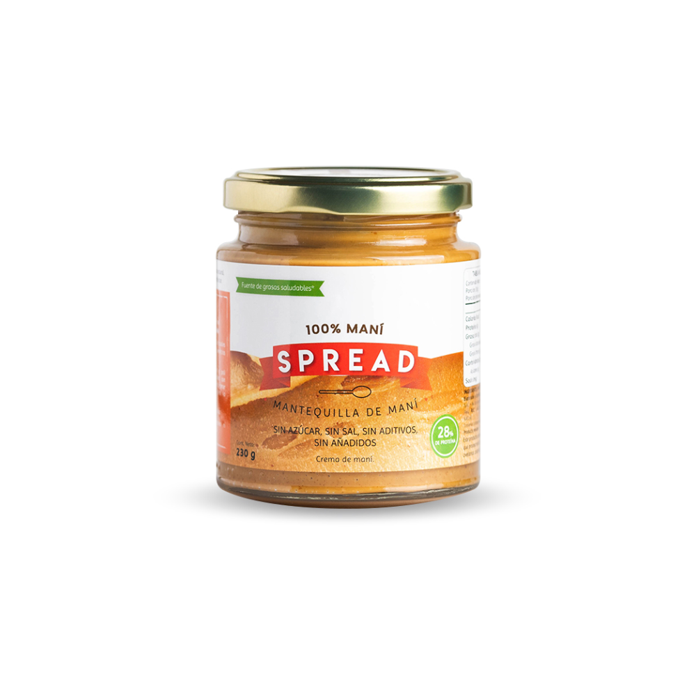 MANTEQUILLA DE MANI 230GR SPREAD