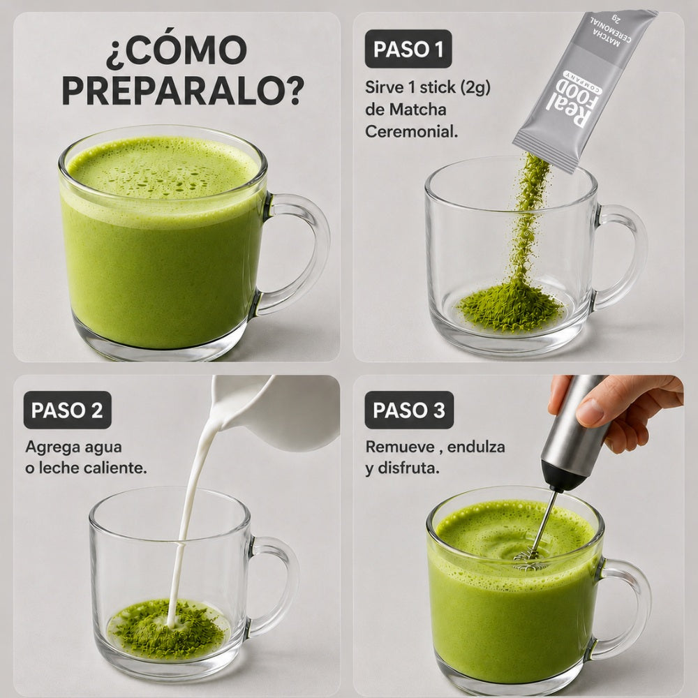 MATCHA CEREMONIAL CAJA 28G REAL FOOD