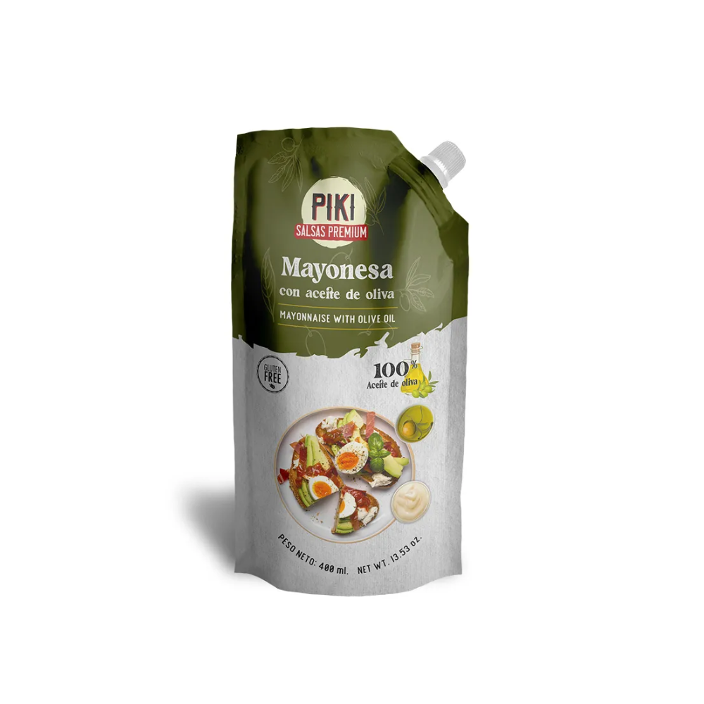 MAYONESA CON ACEITE DE OLIVA 400 GR PIKI