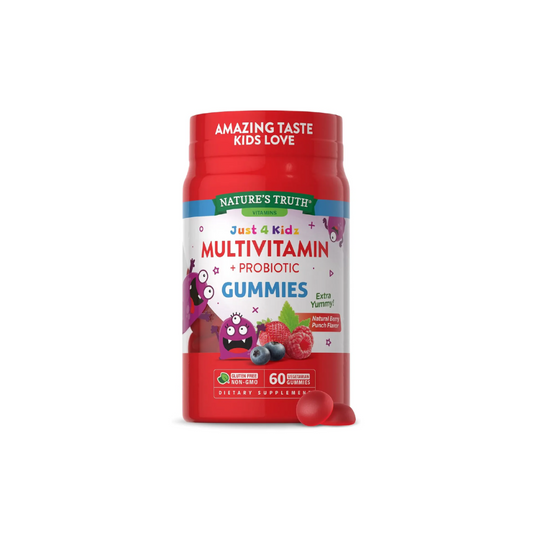 MULTIVITAMIN 60 GUMMIES PROBIOTIC KIDS NATURES TRUTH