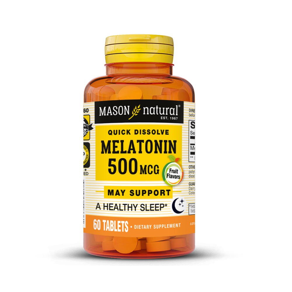 MELATONINA 500 MCG (SUBLINGUAL) MASON NATURAL
