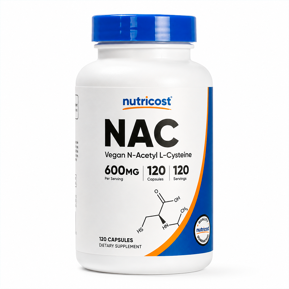 NAC VEGAN N -ACETYL L -CYSTEINE 600MG X 120 CAP