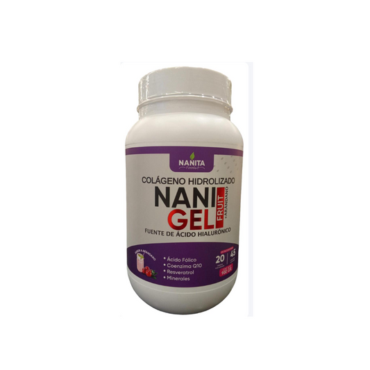 COLAGENO HIDROLIZADO  NANI GEL FRUIT POTE - 900 G  NANITA FOODS