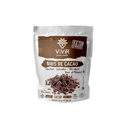 NIBS DE CACAO 454 GR - VIVIR