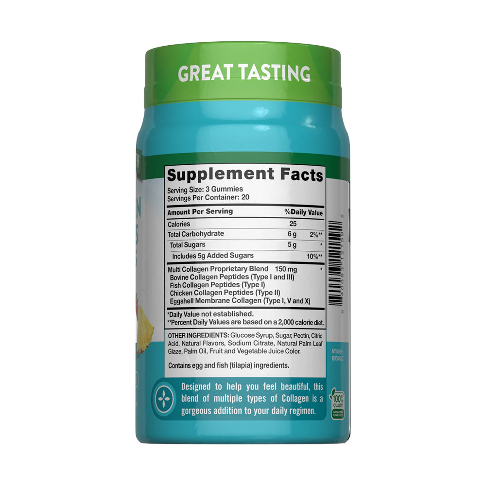 COLLAGEN PEPTIDES GUMMIES TYPE I +3 -NATURES TRUTH