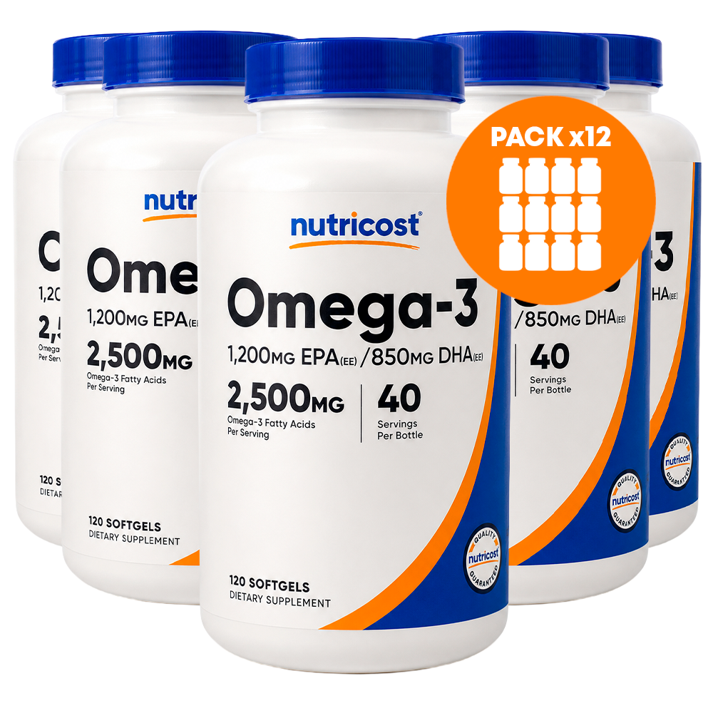 PACK X 12 OMEGA 3 DE NUTRICOST