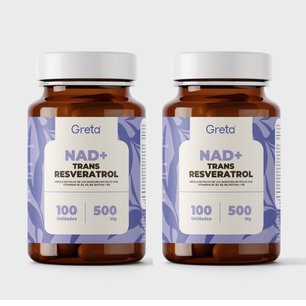 PACK DE 2 NAD + RESVERATROL GRETA