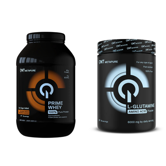 PACK LLEVA  1 PRIME WHEY 2KG CHOCOLATE + 1 L-GLUTAMINE 6000MG
