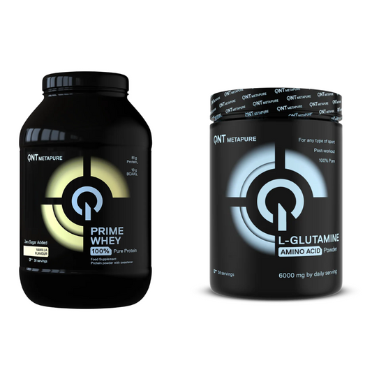 PACK LLEVA  1 PRIME WHEY 2KG VAINILLA  + 1 L-GLUTAMINE 6000MG