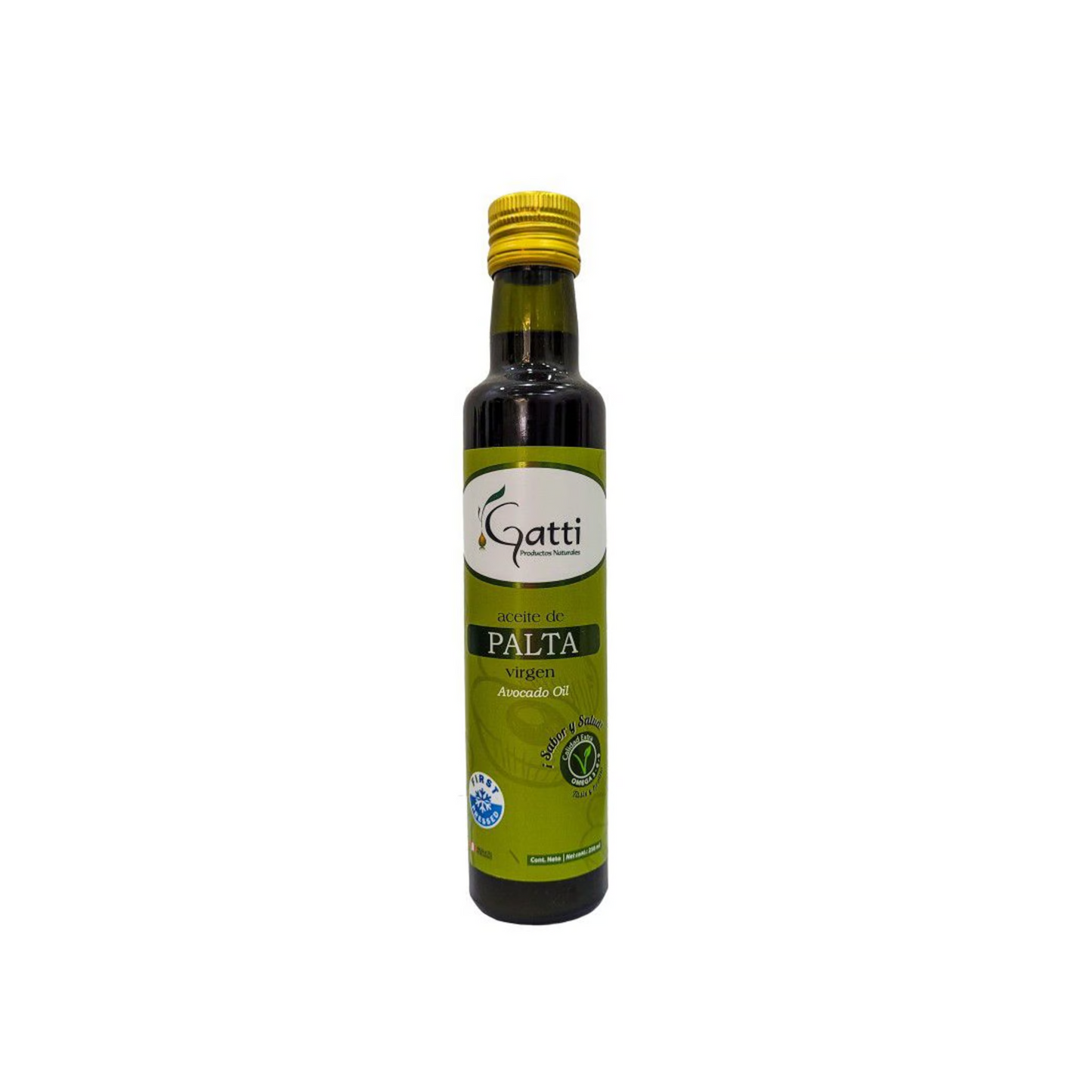 ACEITE DE PALTA VIRGEN  - GATTI 250 ml