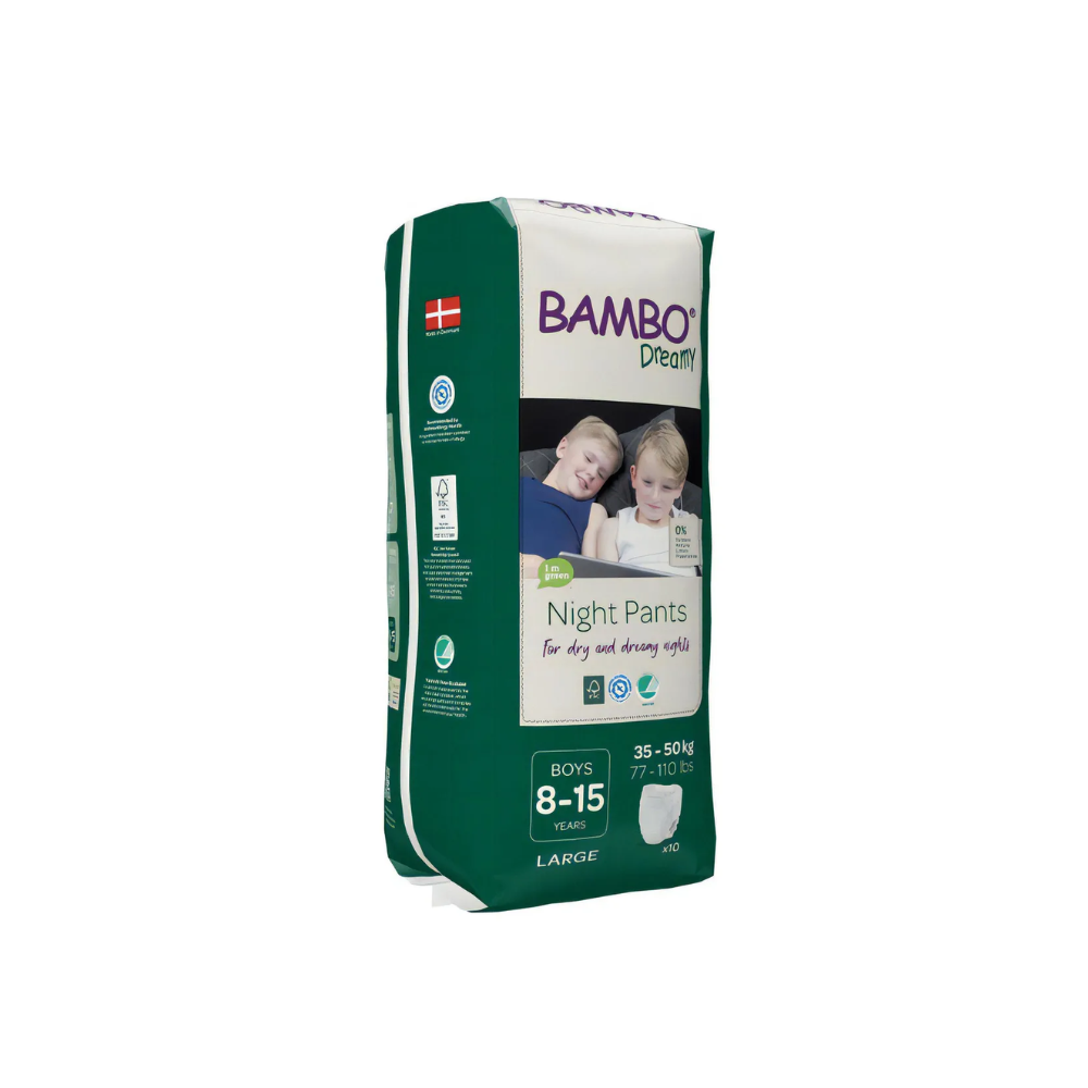 PAÑAL ECOLÓGICO NIGHT PANTS BOYS LARGE -BAMBOO NATURE