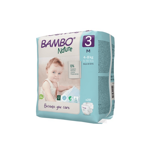PAÑAL ECOLÓGICO TALLA #3 - M - BAMBOO NATURE