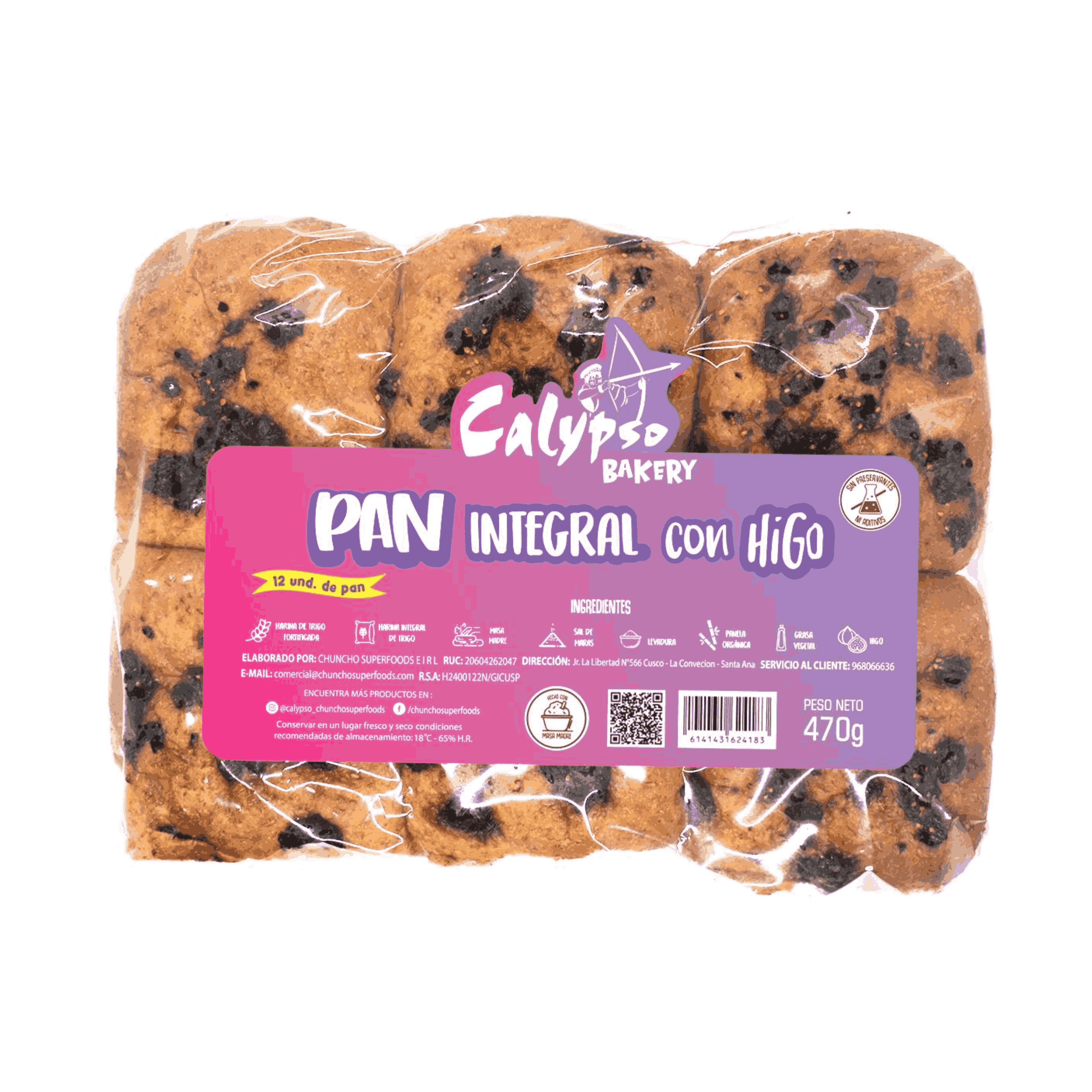 PAN INTEGRAL DE HIGO CALYPSO