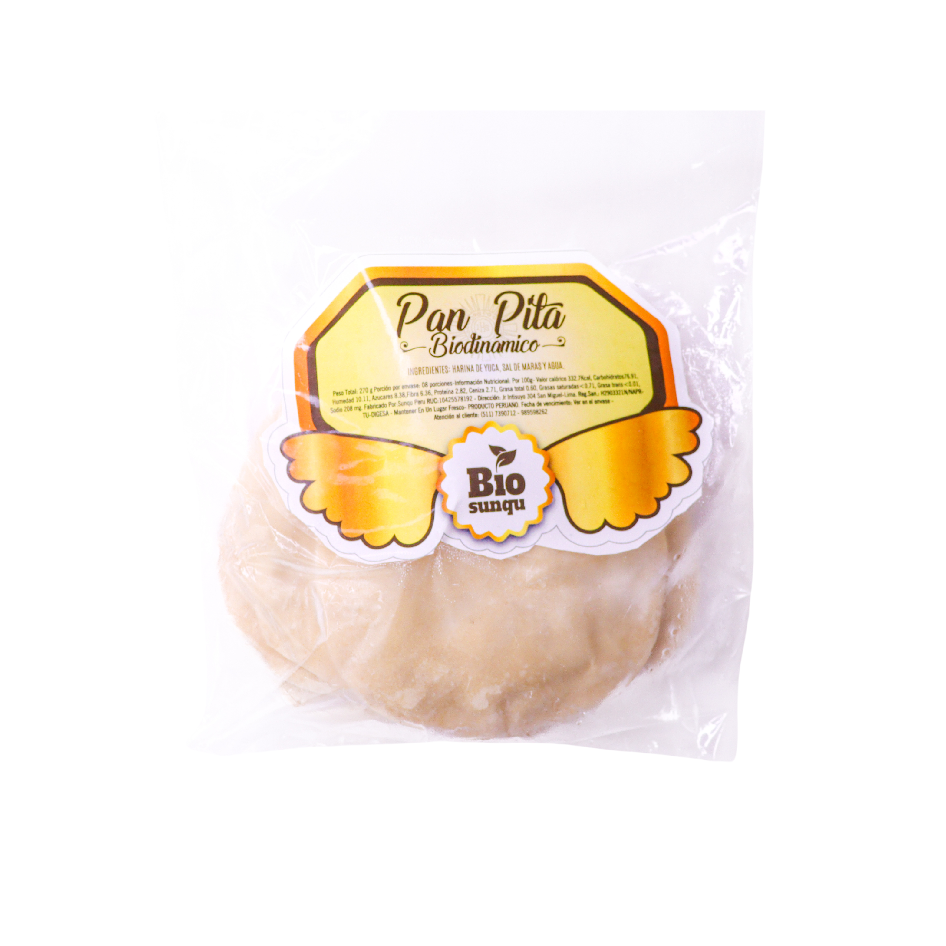 PAN PITA BIOSUNQU 8 UNDS