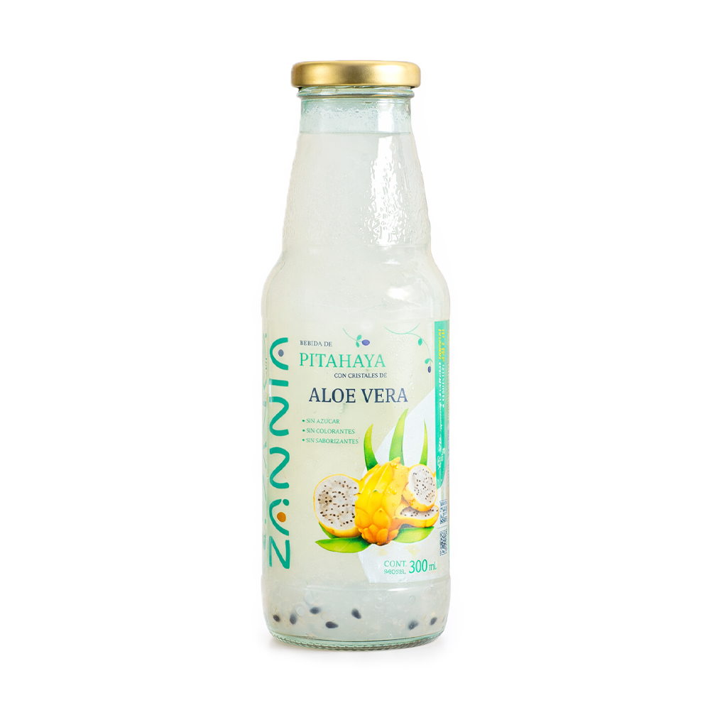 NECTAR DE PITAHAYA CON ALOE VERA ZANNIA 300ML