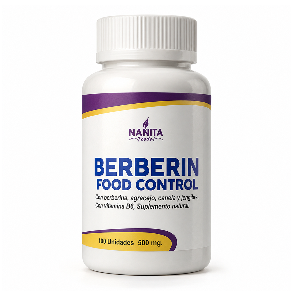 BERBERINA FOOD CONTROL 100 CAP NANITA FOODS
