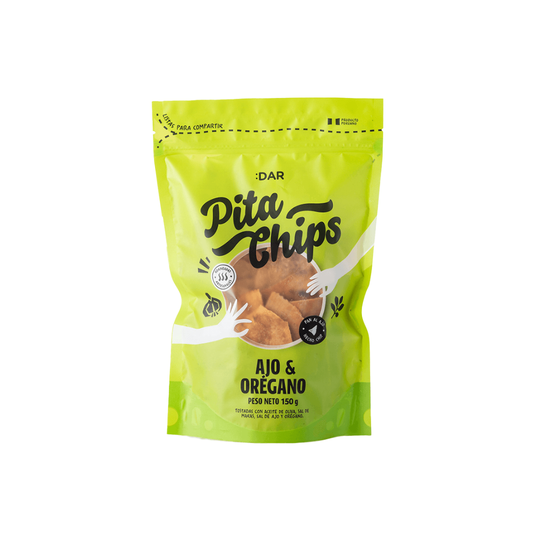 PITA CHIPS SABOR AJO & OREGANO -DAR