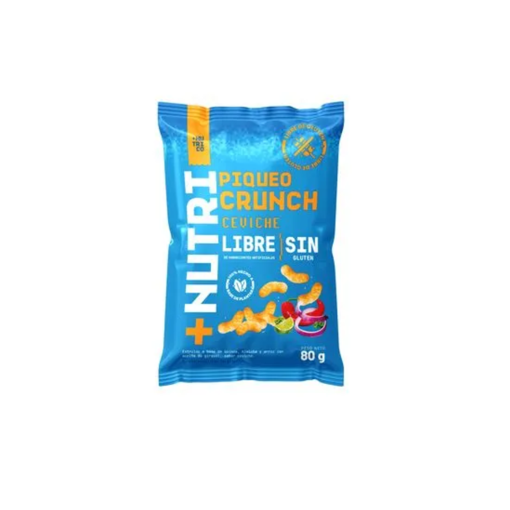 PIQUEO CRUNCH CEVICHE 80 G-NUTRI-CO