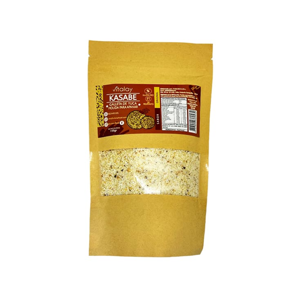 GALLETA DE YUCA PARA APANAR ORIGINAL 150 GR.-VITALAY