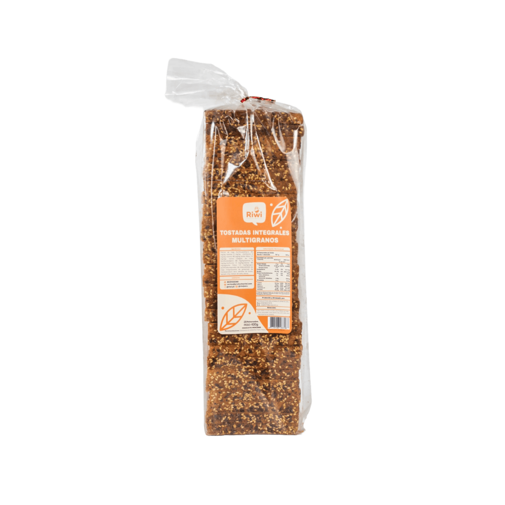 TOSTADAS INTEGRALES MEDIANA 266GR-RIWI