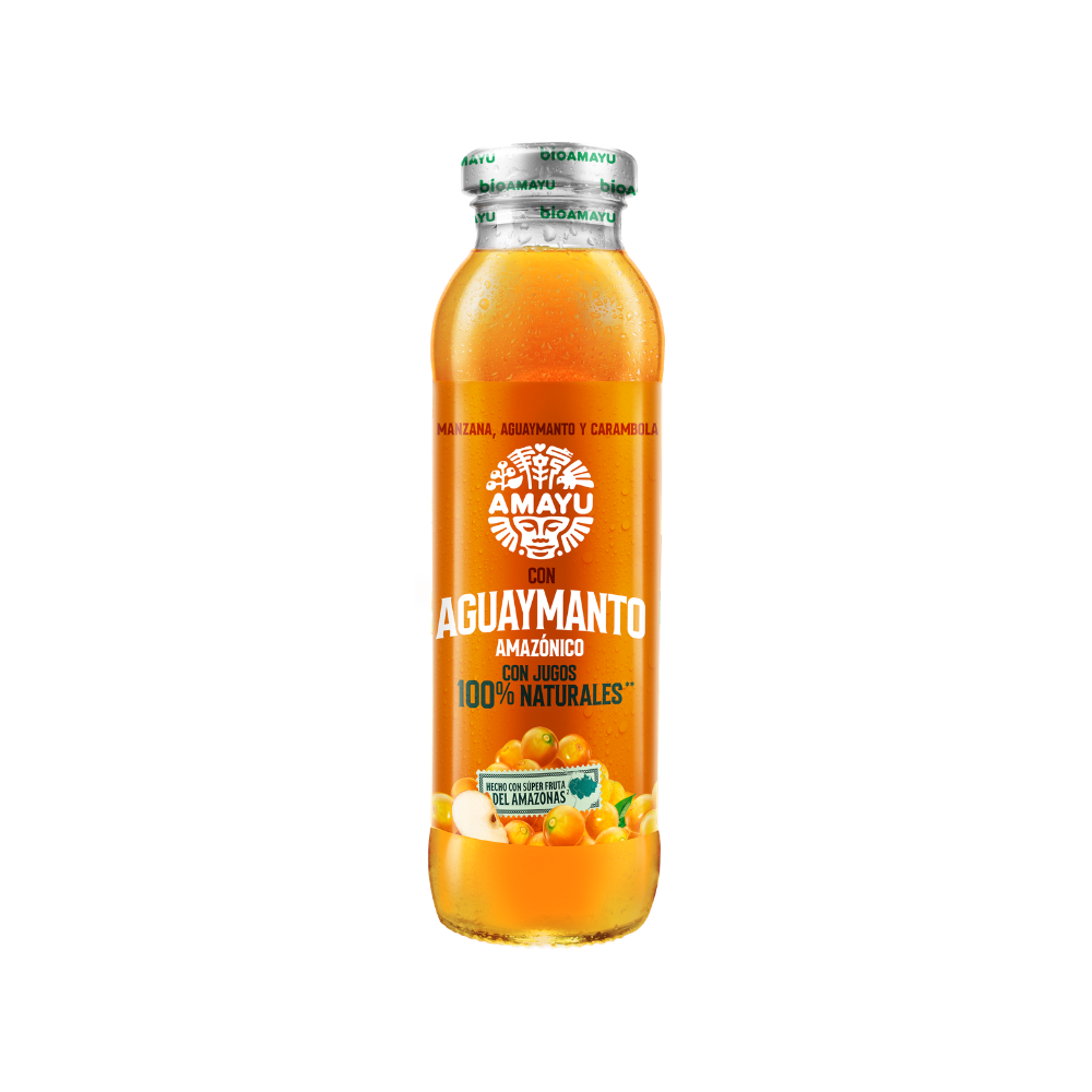 BIO AGUAYMANTO VIDRIO NO RETORNABLE 300 ML 6-BIO AMAYU