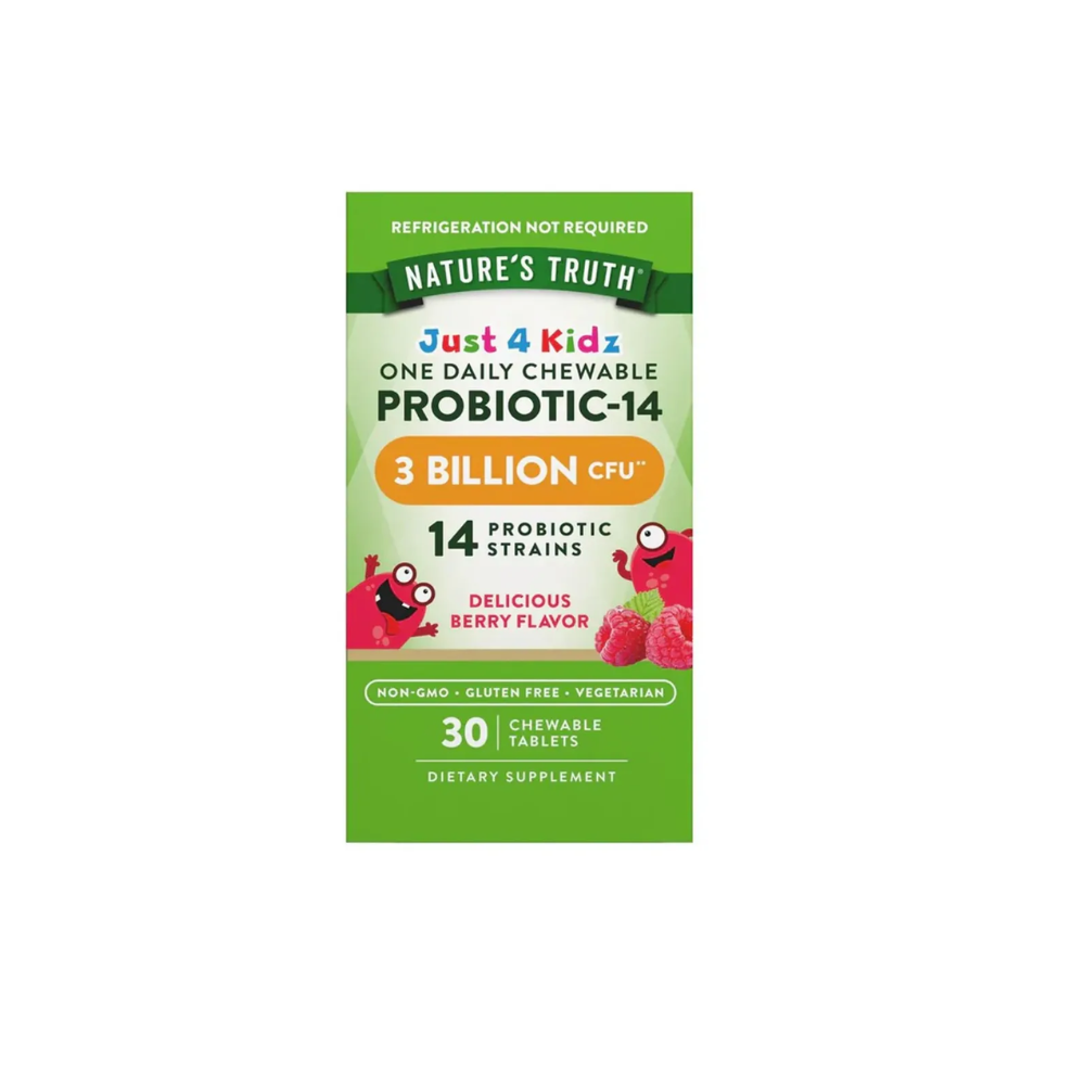 PROBIOTIC KIDS 30 TABLETAS MASTICABLE-NATURES TRUTH