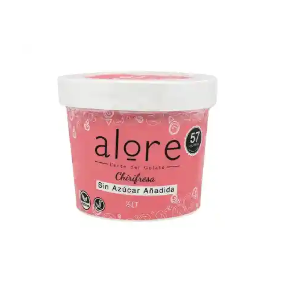 HELADO DE CHIRIFRESA SIN AZÚCAR 1/2 LITRO