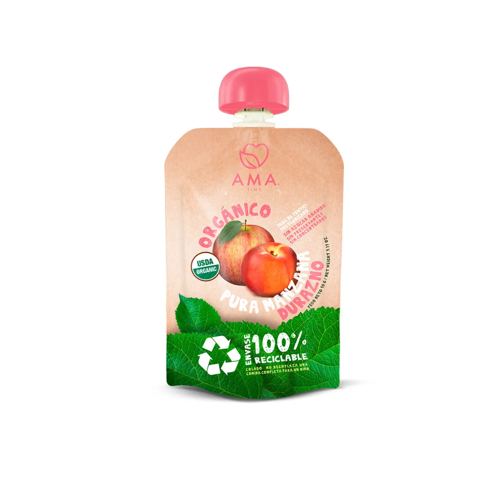 AMA PURA MANZANA Y DURAZNO.