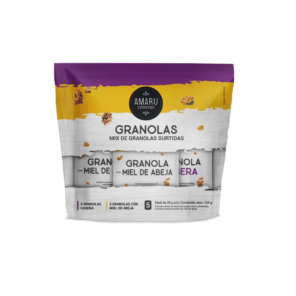 PACK GRANOLAS X 125GR-AMARU