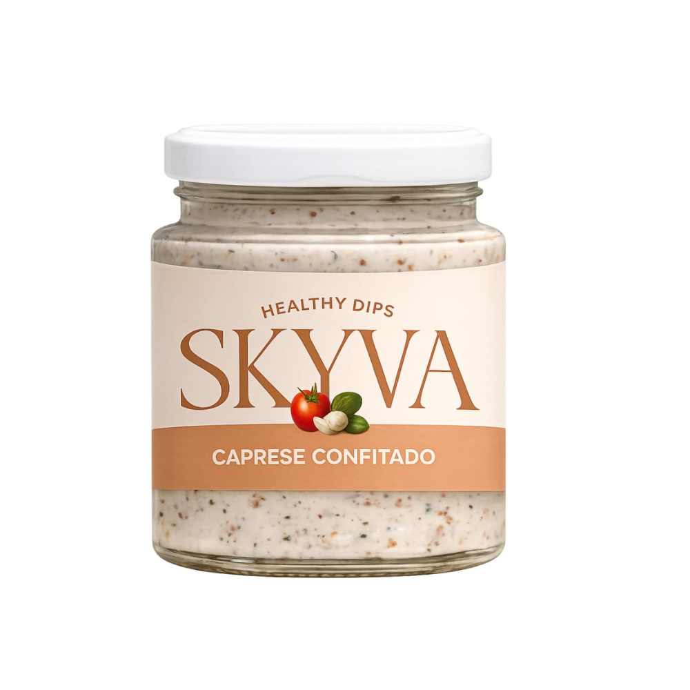 DIP CAPRESSE CONFITADO COMPARTIR 220GR-SKYVA