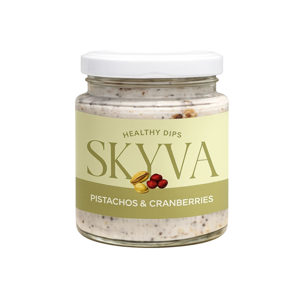 DIP PISTACHOS Y CRANBERRIES COMPARTIR (220GR)-SKYVA