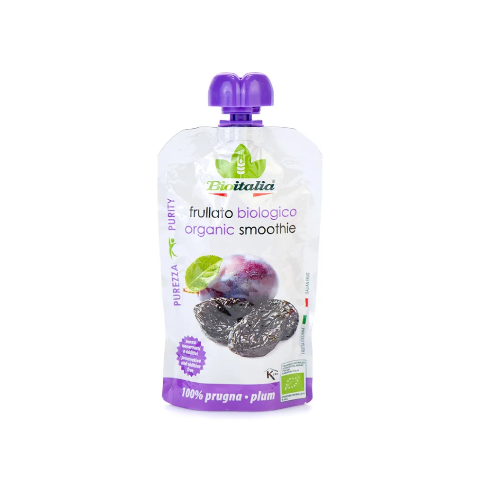 BIO ITALIA BATIDO DE FRUTAS A BASE DE CIRUELA SACHET X 120GR-BIOITALIA