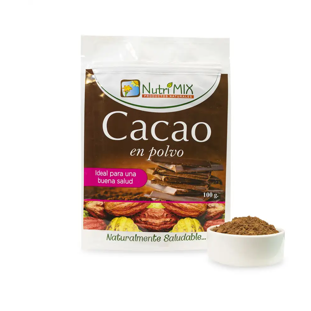 CACAO EN POLVO DOYPACK 100GR-NUTRIMIX