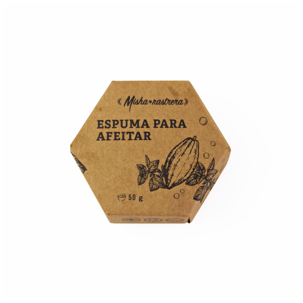 ESPUMA PARA AFEITAR BARRA 50GR-MISHA RASTRERA
