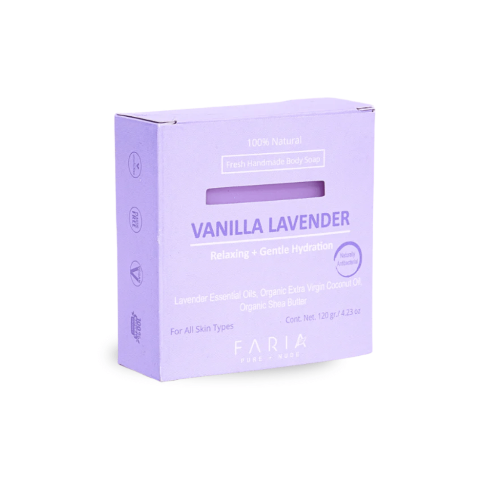 JABON CORPORAL LAVANDA VAINILLA-FARIA NATURALS