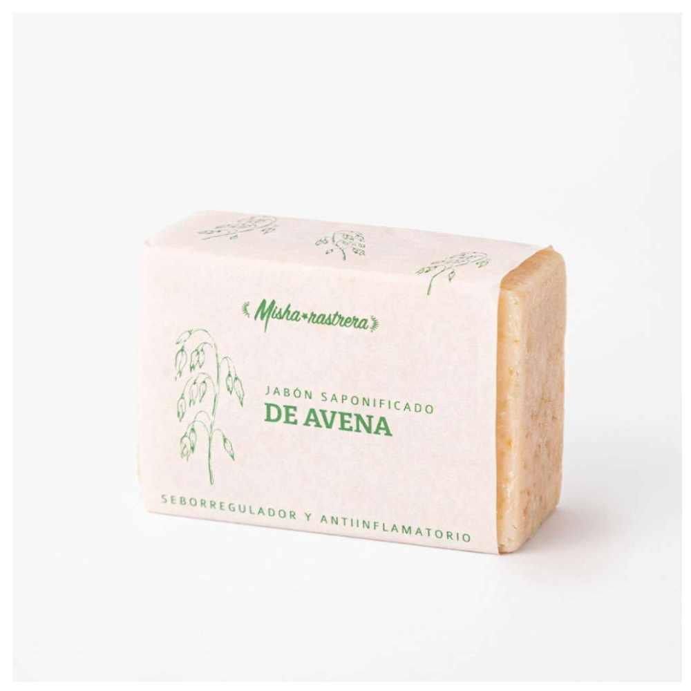 JABON SAPONIFICADO DE AVENA-MISHA RASTRERA