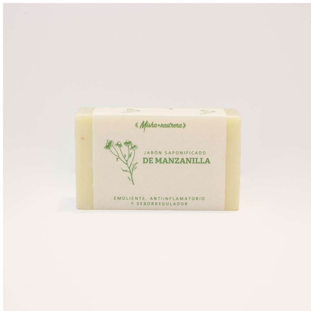 JABON SAPONIFICADO MANZANILLA 90 GR-MISHA RASTRERA