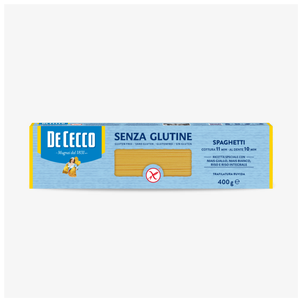 DE CECCO SPAGHETTI N.12 SENZA GLUTINE 400 G- PREMIUM BRANDS SAC