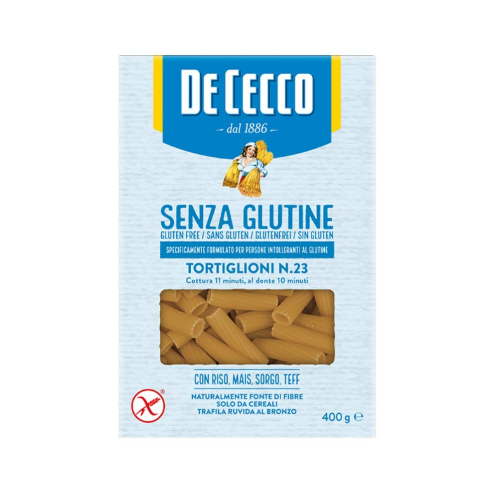 DE CECCO TORTIGLIONI SENZA GLUTINE CAJA 400 G-PREMIUM BRANDS SAC