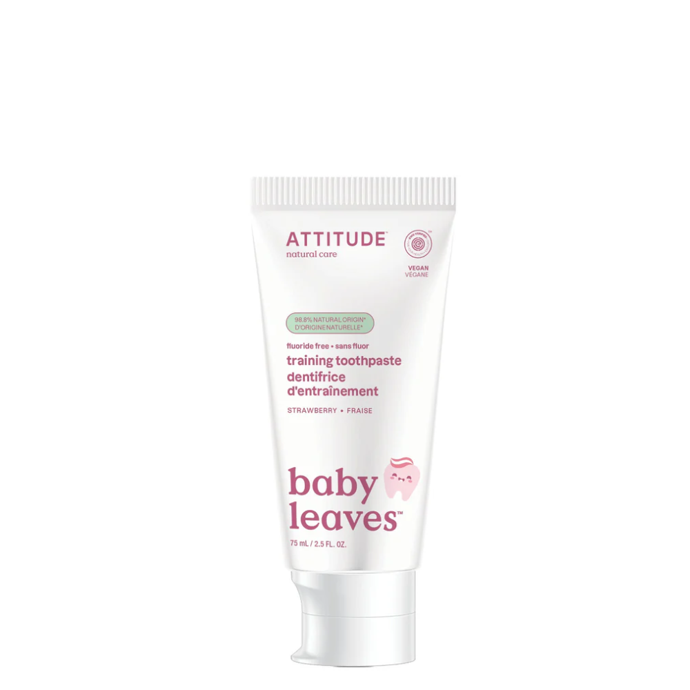 TRAINING TOOTHPASTE BABY LEAVES STRAWBERRY-ATTITUDE