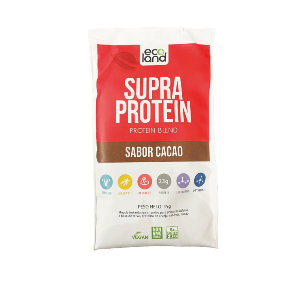 SUPRA PROTEIN (VAINILLA - CACAO)-ECOLAND
