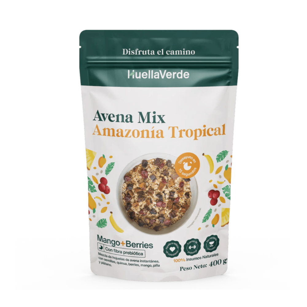 AVENA MIX AMAZONIA TROPICAL 400G-HUELLA VERDE