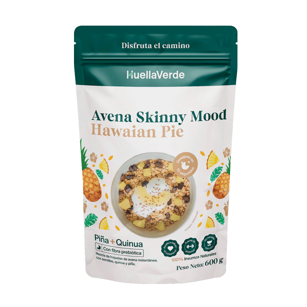 AVENA SKINNY MOOD HAWAIAN PIE-HUELLA VERDE