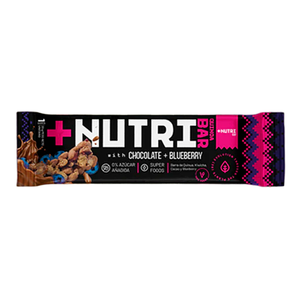 Quinoa Bar con Arándano y chocolate 100g.-Nutri co