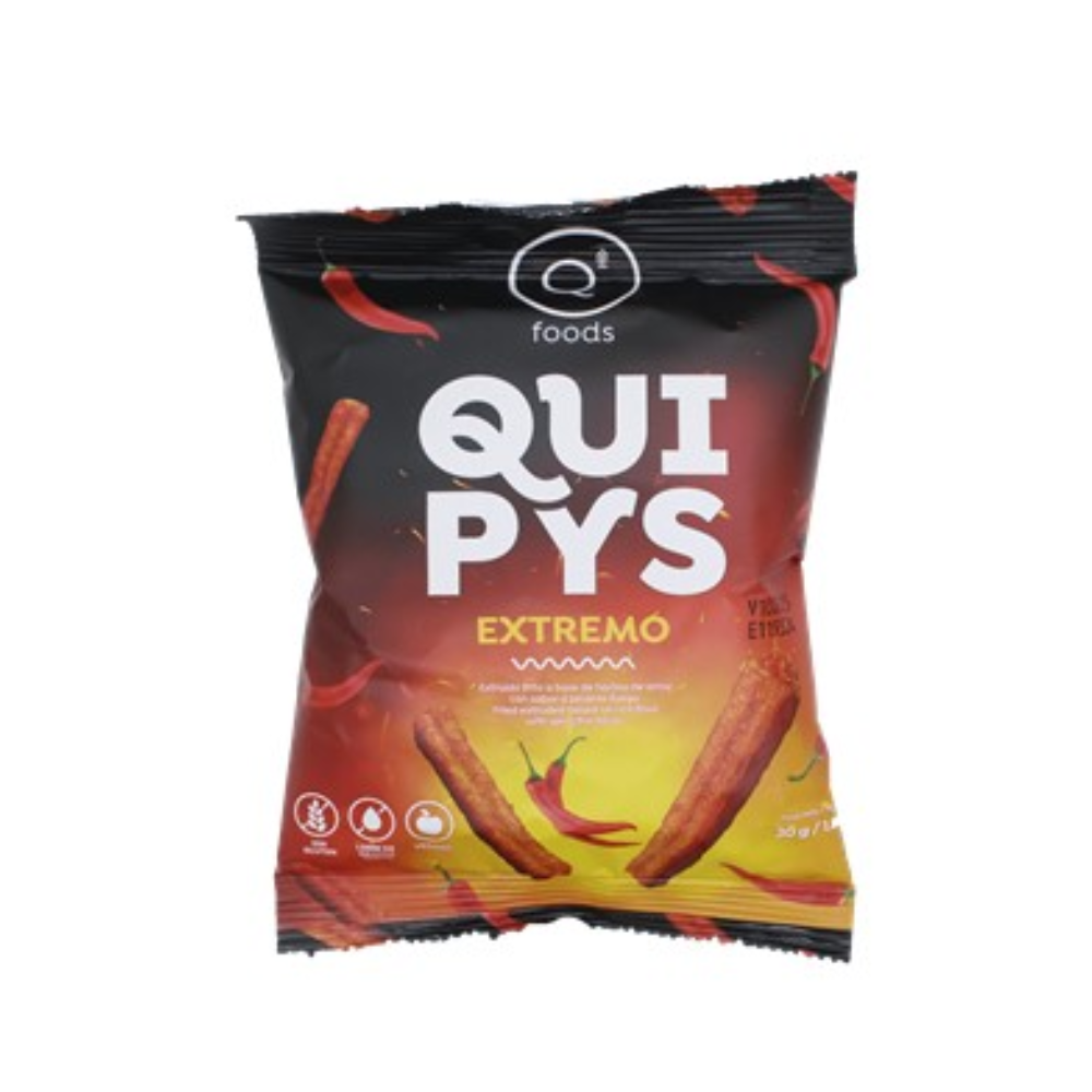 QUIPYS 30GR - SABOR EXTREMO PICANTE- Q FOODS
