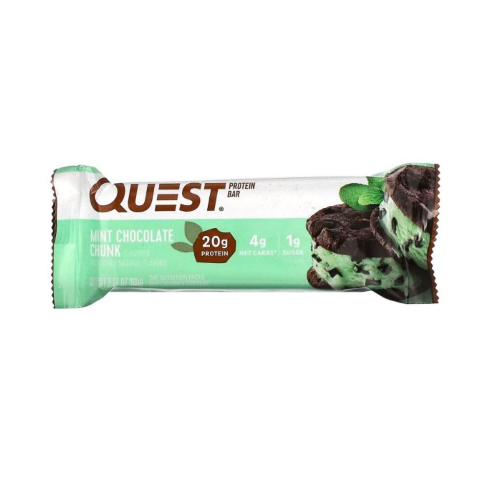 QUEST BAR 60 G MINT CHOCOLATE CHUNK - QUEST