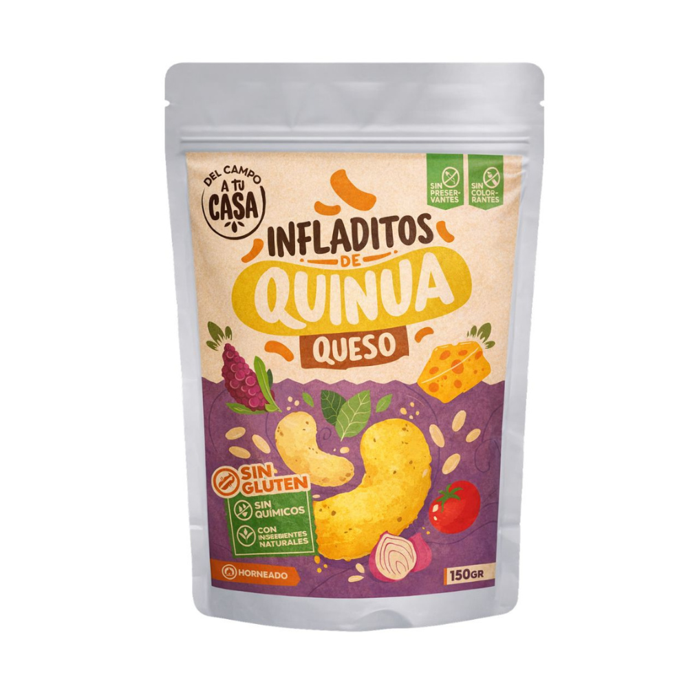 INFLADITOS QUESO 150GR-DEL CAMPO A LA CASA