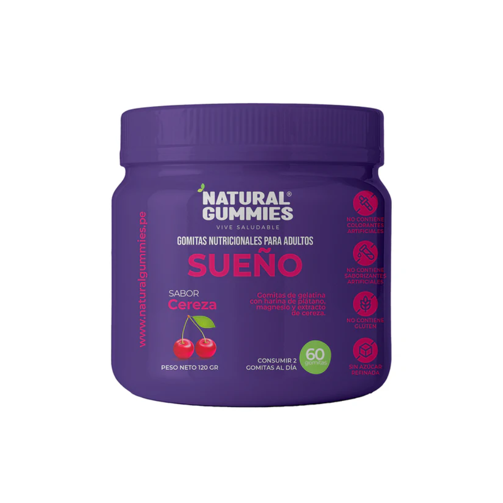 GOMITAS SUEÑO SABOR CEREZA FRASCO O0 GOMITAS-NATURAL GUMMIES